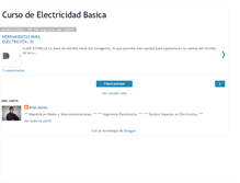 Tablet Screenshot of electricidad-basica.blogspot.com