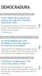 Mobile Screenshot of democradura.blogspot.com
