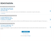 Tablet Screenshot of democradura.blogspot.com