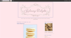 Desktop Screenshot of culinarydelightsbykarengrant.blogspot.com