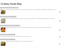 Tablet Screenshot of bootyfoodie.blogspot.com