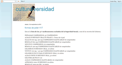 Desktop Screenshot of culturdiversidad.blogspot.com