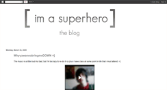 Desktop Screenshot of im-a-superhero.blogspot.com