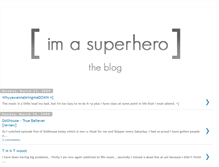 Tablet Screenshot of im-a-superhero.blogspot.com