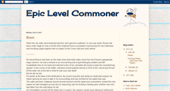 Desktop Screenshot of epiclevelcommoner.blogspot.com