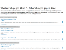 Tablet Screenshot of gegen-akne.blogspot.com