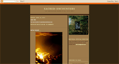 Desktop Screenshot of discoversacredspace.blogspot.com