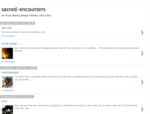 Tablet Screenshot of discoversacredspace.blogspot.com
