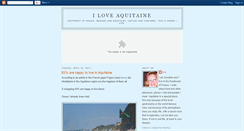 Desktop Screenshot of i-love-aquitaine.blogspot.com