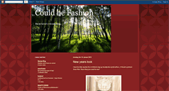 Desktop Screenshot of couldbefashion.blogspot.com
