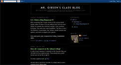 Desktop Screenshot of mrgibsonblog.blogspot.com