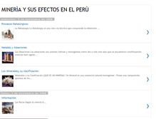 Tablet Screenshot of mineriaycontaminacionenelperu203a.blogspot.com