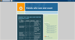 Desktop Screenshot of friendswhocareandcount.blogspot.com