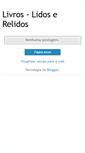 Mobile Screenshot of livroslidoserelidos.blogspot.com