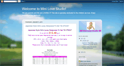 Desktop Screenshot of minilovestudio.blogspot.com