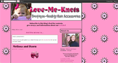 Desktop Screenshot of love-me-knots.blogspot.com