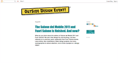 Desktop Screenshot of outsidedesignevent.blogspot.com