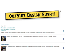 Tablet Screenshot of outsidedesignevent.blogspot.com