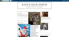 Desktop Screenshot of katesbackporch.blogspot.com