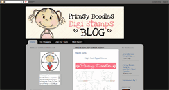 Desktop Screenshot of primsydoodlesdigidesigns.blogspot.com