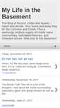 Mobile Screenshot of mylifeinthebasement.blogspot.com