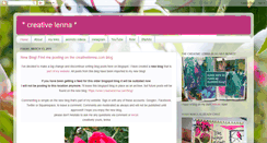 Desktop Screenshot of creativelenna.blogspot.com