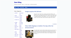 Desktop Screenshot of deniubaidillah.blogspot.com