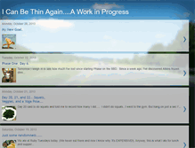 Tablet Screenshot of icanbethinagain.blogspot.com