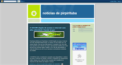 Desktop Screenshot of noticiasdepirpirituba.blogspot.com