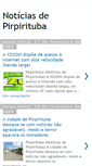 Mobile Screenshot of noticiasdepirpirituba.blogspot.com