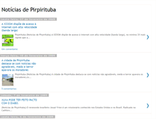 Tablet Screenshot of noticiasdepirpirituba.blogspot.com