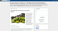Desktop Screenshot of googlesniper2-0bonus.blogspot.com