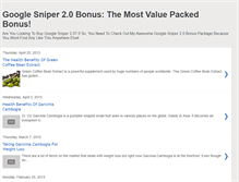 Tablet Screenshot of googlesniper2-0bonus.blogspot.com
