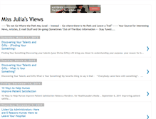 Tablet Screenshot of missjuliasviews.blogspot.com
