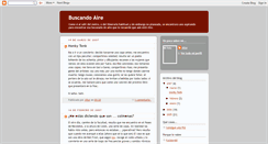 Desktop Screenshot of buscandoaire.blogspot.com