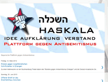 Tablet Screenshot of haskala-bayern.blogspot.com