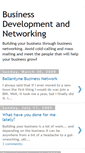 Mobile Screenshot of businessdevelopmentandnetworking.blogspot.com