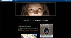 Desktop Screenshot of anecdotesdeesparreguera.blogspot.com