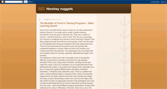 Desktop Screenshot of hershey-nuggets.blogspot.com