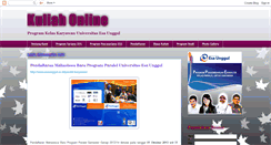 Desktop Screenshot of kuliahonline11.blogspot.com
