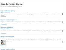 Tablet Screenshot of info-onlinebisnis.blogspot.com