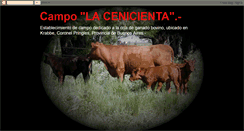 Desktop Screenshot of ganaderalacenicienta.blogspot.com