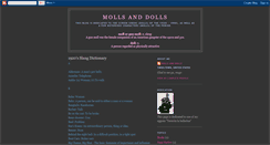 Desktop Screenshot of mollsanddolls.blogspot.com