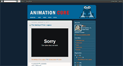 Desktop Screenshot of animationcore.blogspot.com