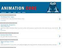 Tablet Screenshot of animationcore.blogspot.com