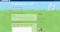 Desktop Screenshot of elmundocafetero.blogspot.com