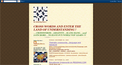 Desktop Screenshot of cross-words-for-life.blogspot.com