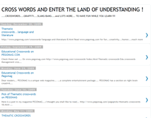 Tablet Screenshot of cross-words-for-life.blogspot.com