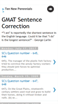 Mobile Screenshot of gmatsentencecorrection.blogspot.com
