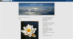 Desktop Screenshot of orientview.blogspot.com
